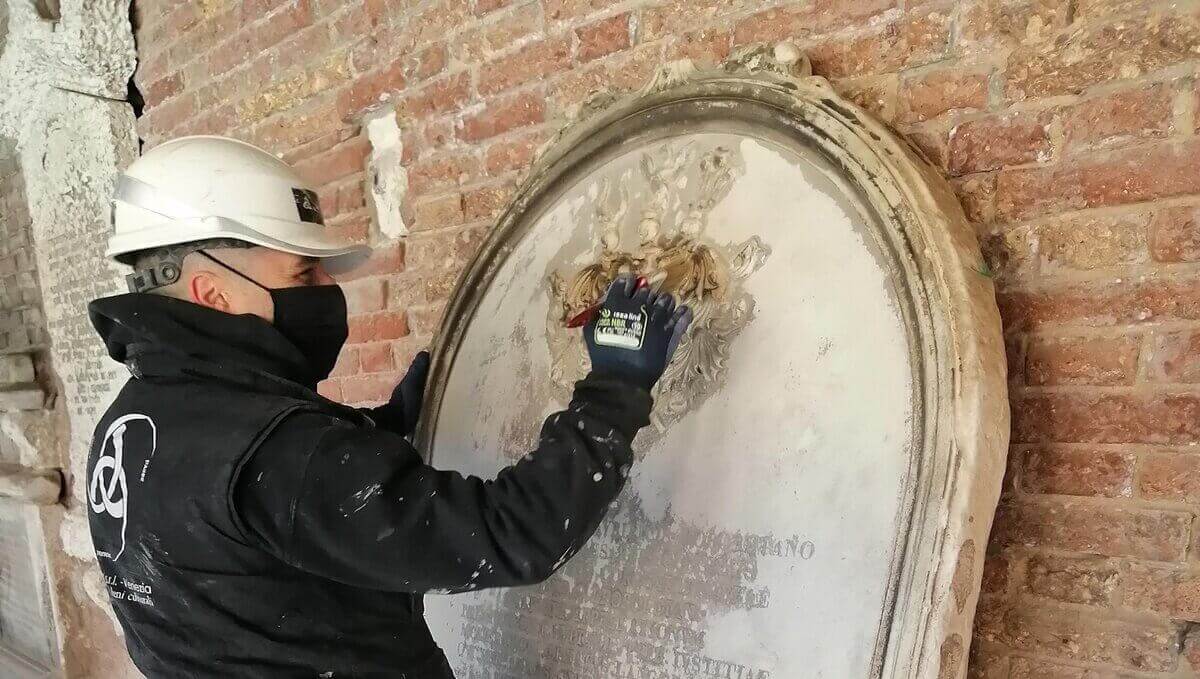 restauro cimitero di san michele venezia